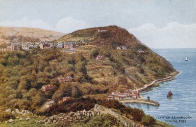 Lynton und Lynmouth von den Tors von Alfred Robert Quinton